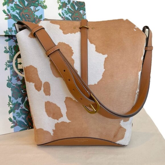 Tory Burch Handbags - 🔥Reserved 🔥NeW! Tory Burch Rowan Calf Hair Bucket Bag